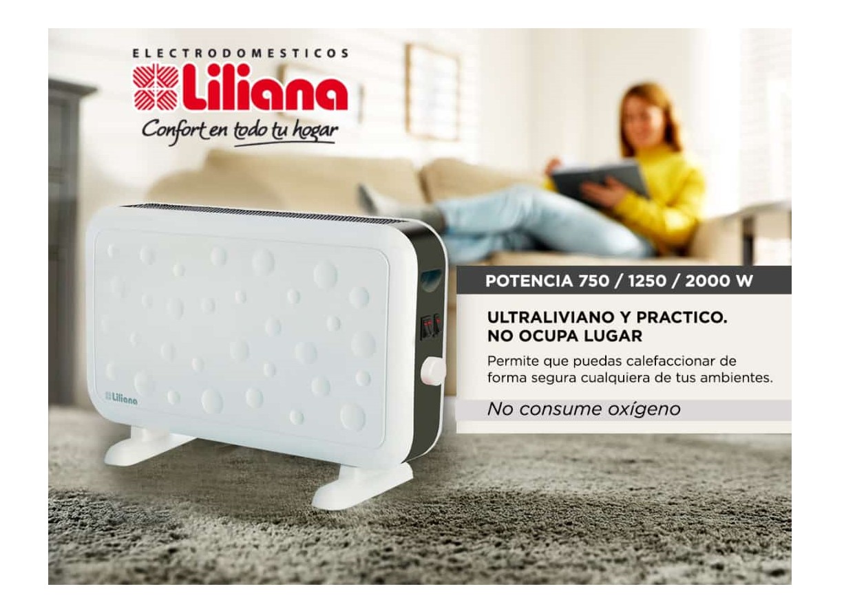 Convector CONVECTORY  Liliana - Electrodomésticos para tu vida
